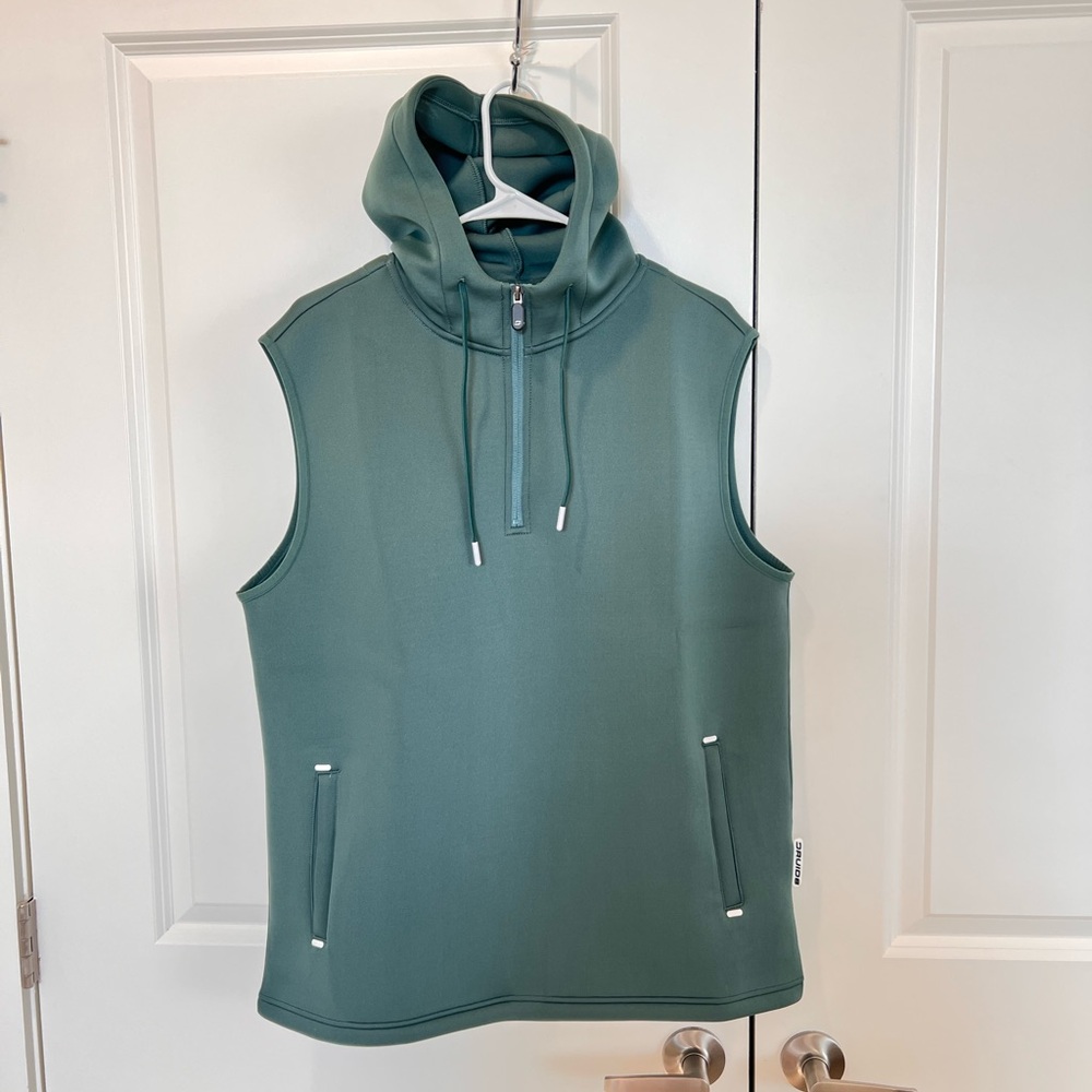 Druids Green Sleeveless Hoodie Vest